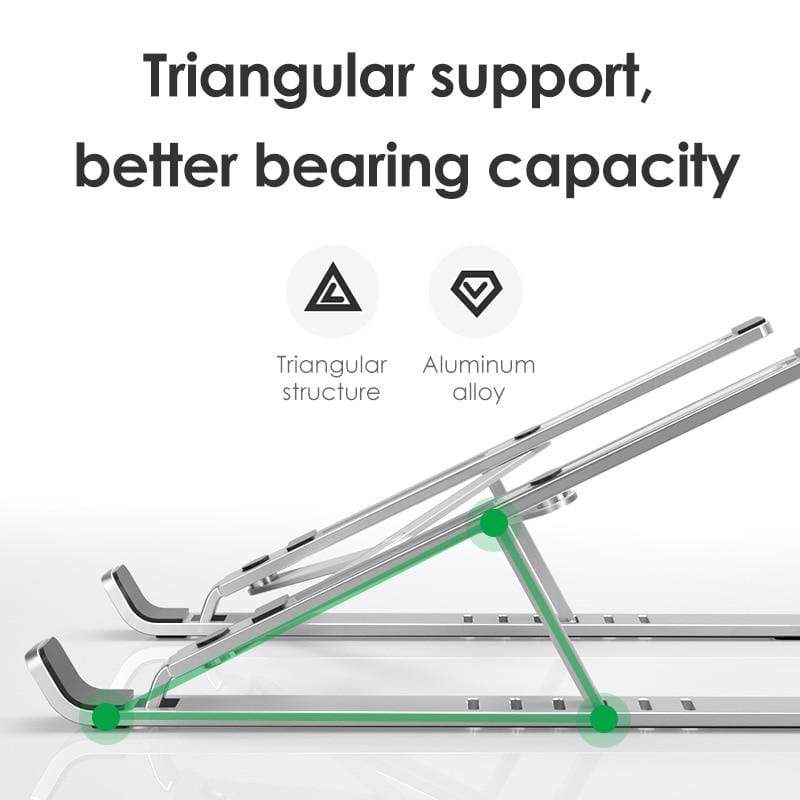 Style Adjustable Aluminum Laptop Riser